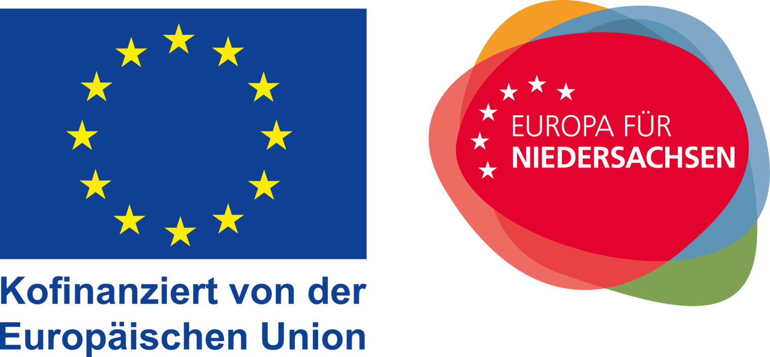Förderlogo "Kofinanziert von der EU / Europa für Niedersachsen"